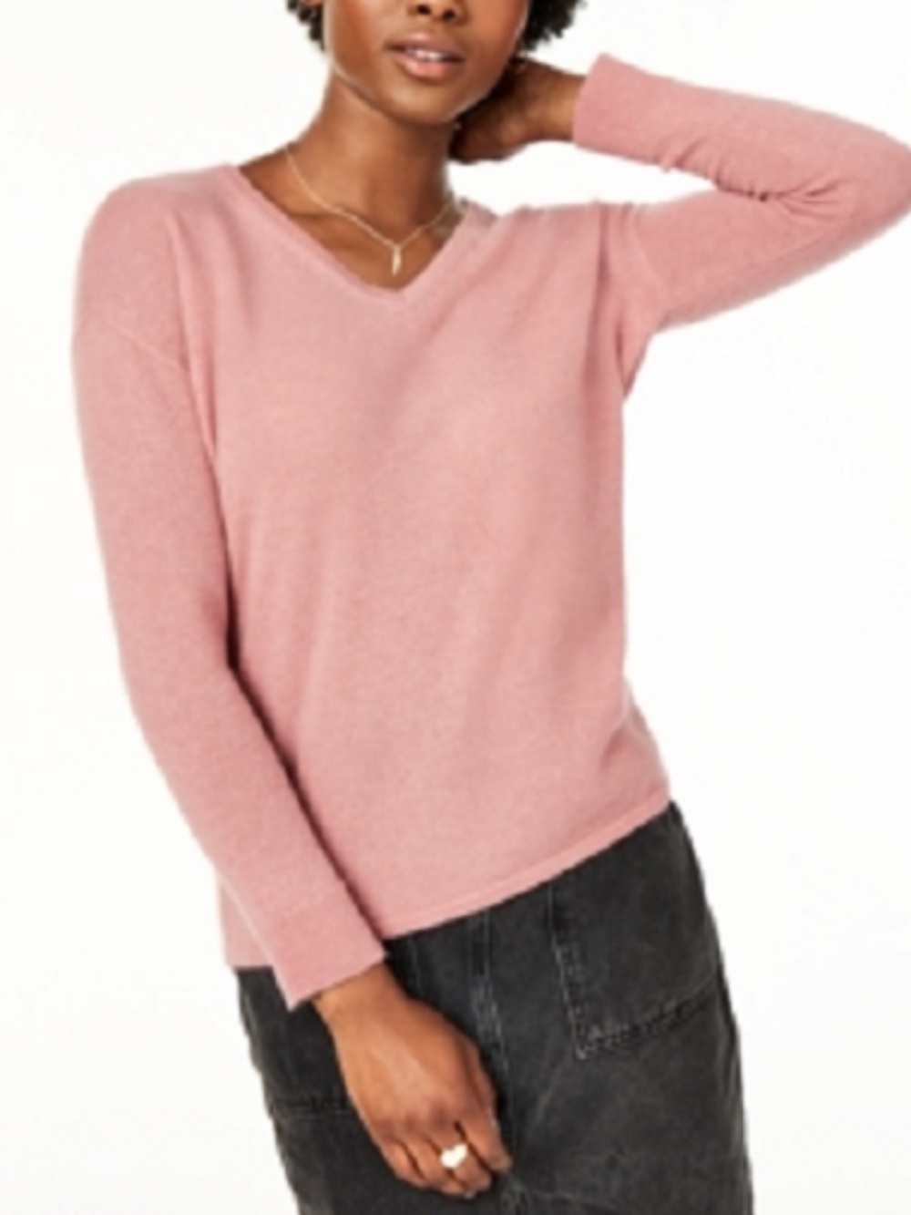 CHARTERS CLUB LUXURY PINK 100% CASHMERE - size large